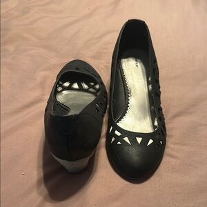 Black Women's Wedge Shoes